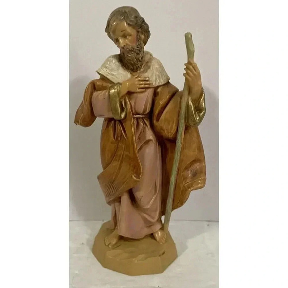 Fontanini Nativity Scene Set With Musical Water Wheel Vintage 1990s Italy Rare - Picture 3 of 12